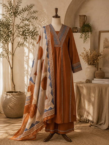 Embellished Kurta Set 4